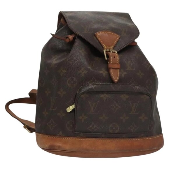 LOUIS VUITTON Monogram Montsouris MM Backpack M51136 LV Auth BD083 - Picture 1 of 16